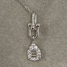 Teardrop with Links Necklace