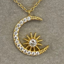 Celestial Moon & Star Necklace