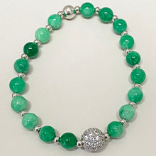 Jade Pave Stretch Bracelet