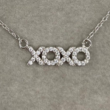 Pave XOXO Necklace