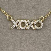 Pave XOXO Necklace