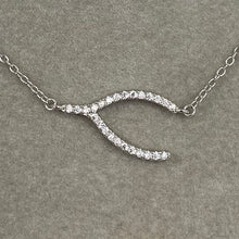 Pave Wishbone Necklace