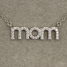 Pave Mom Necklace
