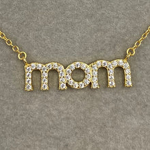 Pave Mom Necklace