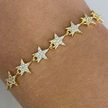 7 Sparkle Star Bracelet