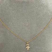 Pave Tiny Bear Necklace