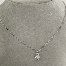 Pave Tiny Bear Necklace