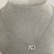 Pave XO Necklace