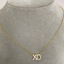 Pave XO Necklace