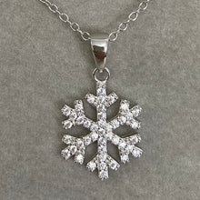 Pave Snowflake Necklace