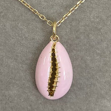 Cowrie Shell Enamel Necklace