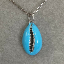 Cowrie Shell Enamel Necklace