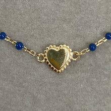 Heart with Enamel Chain Necklace