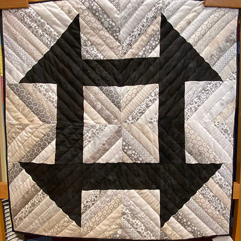 Churn Dash Quilt Wall Hanging