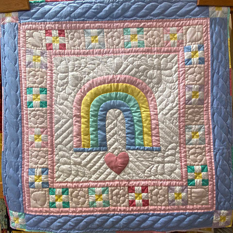 Rainbow Quilt Wall Hanging