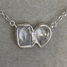Teardrop & Emerald Cut Necklace