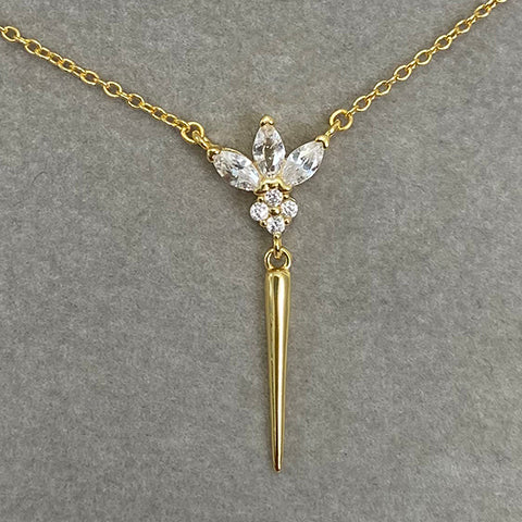 3 Marquis Point Necklace