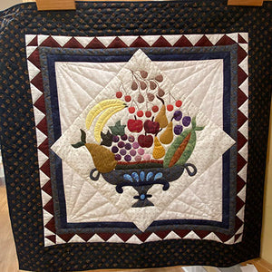 Fruit Basket Quilt Wall Hanging