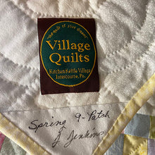 Spring 9-Patch Quilt Wall Hanging