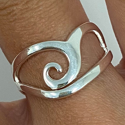 Scvle Ring Wave Scroll Ring – Burnley Enterprises