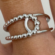 Bubble Loop Over Loop Ring