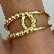 Bubble Loop Over Loop Ring