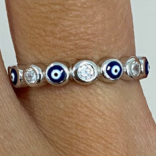 Cubic Zirconia Eye Eternity Ring