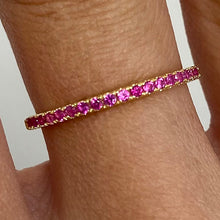 Gem Rope Gold Band Ring