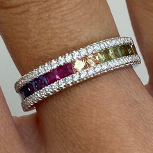 Triple Layer Row Ring