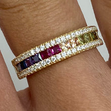 Triple Layer Row Ring