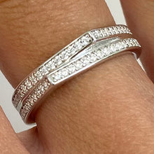 Off-Set Double Point Ring