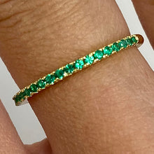 Gem Rope Gold Band Ring