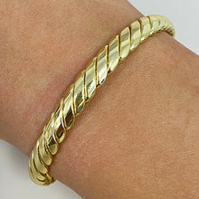 Brass Simple Rope Cuff Bracelet