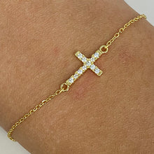 Pave Cross Bracelet