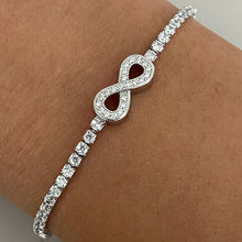 Pave Infinity Tennis Bracelet