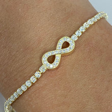 Pave Infinity Tennis Bracelet