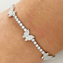 Butterfly Station Tennis Bracelet