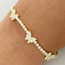Butterfly Station Tennis Bracelet