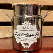 1768 Balsam Fir Milk Bottle Candle