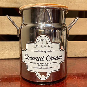 Coconut Cream Milk Churn Candle