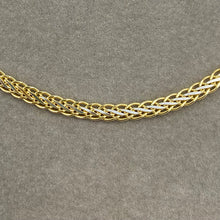 Flat Woven Chain Necklace