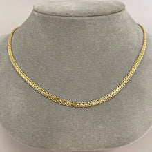 Flat Woven Chain Necklace