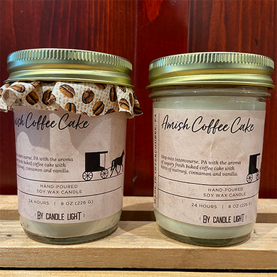 Amish Coffee Cake 8 oz Candles