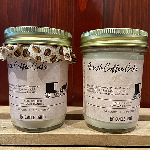 Amish Coffee Cake 8 oz Candles