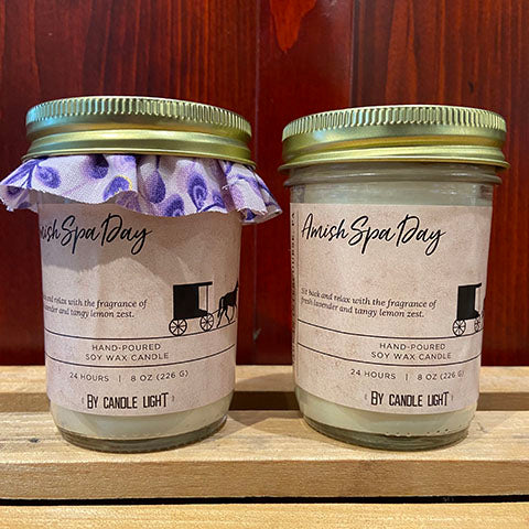 Amish Spa Day 8 oz Candles