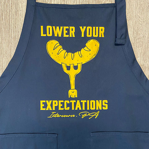 Lower Your Expectations Apron