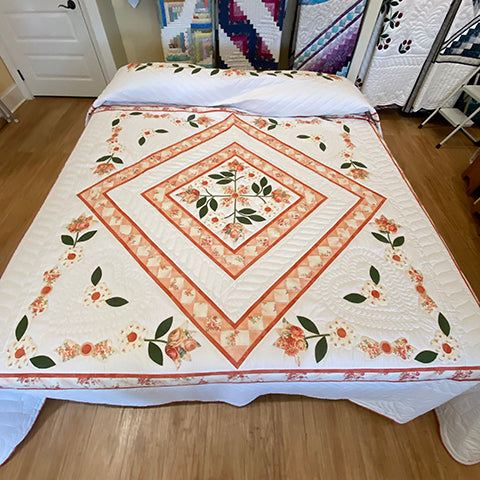 Spring Flowers King Quilt