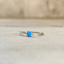 Small Solitaire Opal Ring