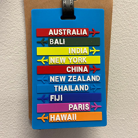 City List Luggage Tag