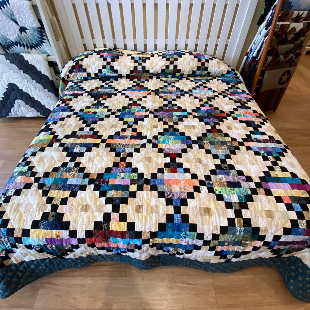 Diamond Patch King Quilt